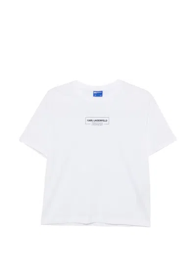 Karl Lagerfeld Jeans Logo-print T-shirt In White