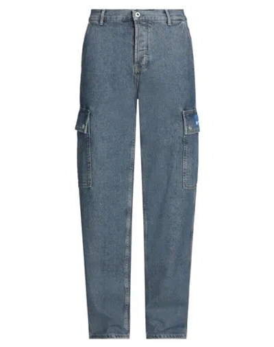 Karl Lagerfeld Jeans Man Jeans Blue Size 32 Cotton