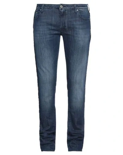 Karl Lagerfeld Jeans Man Jeans Blue Size 33 Cotton, Lyocell, Polyester, Elastane