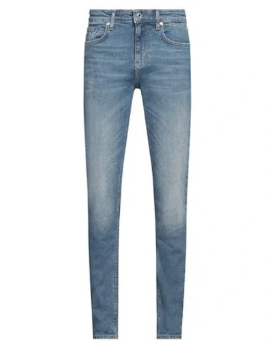 Karl Lagerfeld Jeans Man Jeans Blue Size 34w-32l Organic Cotton, Elastane