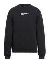 Karl Lagerfeld Jeans Man Sweatshirt Black Size L Organic Cotton, Recycled Polyester In Black