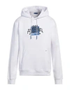 Karl Lagerfeld Jeans Man Sweatshirt White Size Xxl Organic Cotton, Recycled Polyester In White