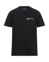 Karl Lagerfeld Jeans Man T-shirt Black Size L Organic Cotton