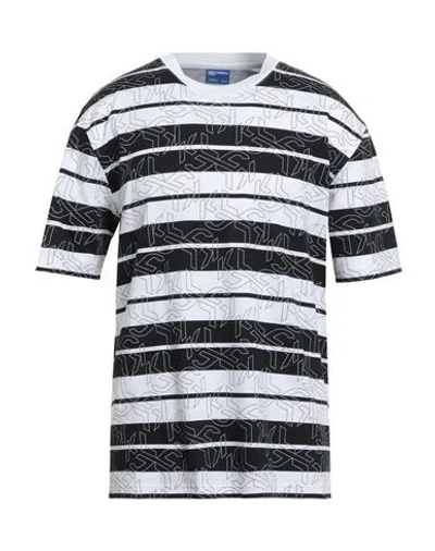 Karl Lagerfeld Jeans Man T-shirt Black Size M Organic Cotton