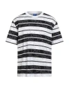 Karl Lagerfeld Jeans Man T-shirt Black Size M Organic Cotton