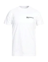 Karl Lagerfeld Jeans Man T-shirt White Size L Organic Cotton In White