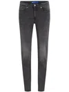 Karl Lagerfeld Jeans Mid-rise Slim Jeans In Schwarz
