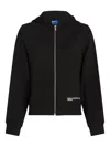 Karl Lagerfeld Jeans Milano Zip-up Hoodie In Black