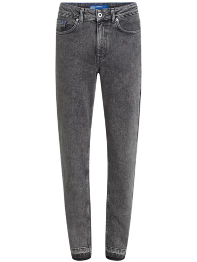 Karl Lagerfeld Jeans Mom Jeans In Grey