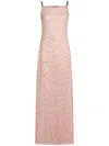 Karl Lagerfeld Jeans Monogram-print Dress In Pink