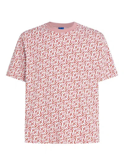 Karl Lagerfeld Jeans Organic Cotton T-shirt In Red