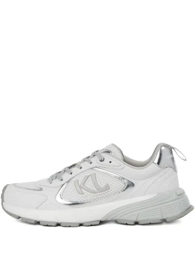 Karl Lagerfeld Jeans Orion Side Trim Sneakers In White