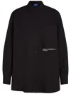 Karl Lagerfeld Jeans Oversized Jacket In 黑色