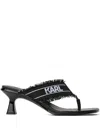 Karl Lagerfeld Jeans Panache Sandalen In Schwarz