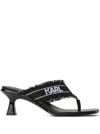 Karl Lagerfeld Jeans Panache Sandalen In Schwarz