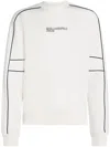 Karl Lagerfeld Jeans Piping Detailing Sweatshirt In White