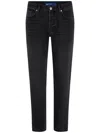 Karl Lagerfeld Jeans Pockets Tapered Jeans In Black