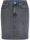 Karl Lagerfeld Jeans Midirock Mit Print In Grau