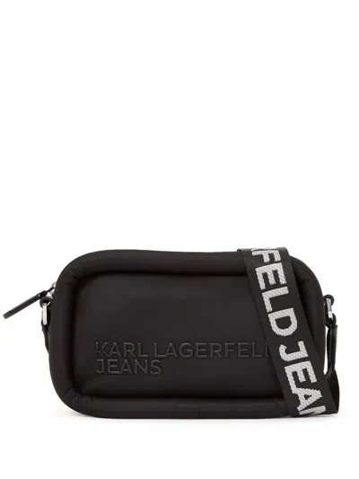 Karl Lagerfeld Jeans Puffy Camera Bag In Black