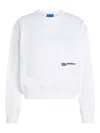 Karl Lagerfeld Jeans Regular Box Floral Sweatshirt In White