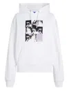 Karl Lagerfeld Jeans Relax Repeat Hoodie In White