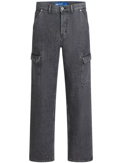 Karl Lagerfeld Jeans Jeans Im Utility-look In Grau