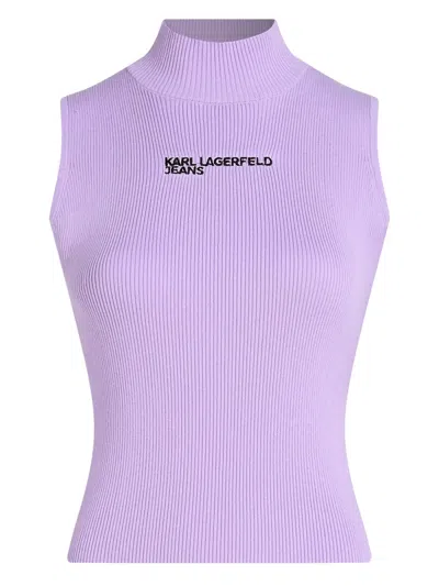 Karl Lagerfeld Jeans Ribbed Top