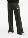 Karl Lagerfeld Jeans Side-split Trousers In Gray