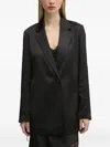 Karl Lagerfeld Jeans Single-breasted Blazer In Black