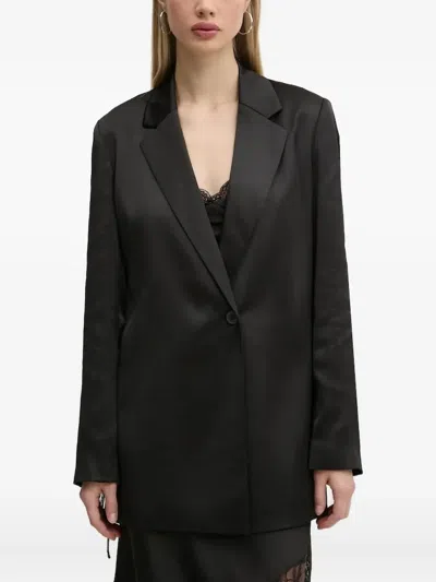 Karl Lagerfeld Jeans Single-breasted Blazer In Black