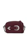 Karl Lagerfeld Jeans Small Buckle-detail Cross Body Bag In Red