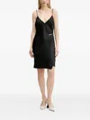 Karl Lagerfeld Jeans Spaghetti-straps Mini Dress In Black