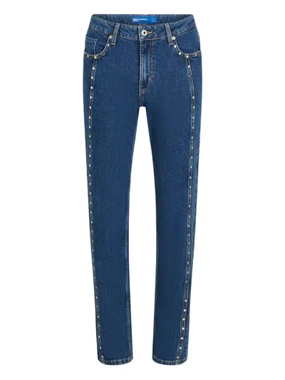 Karl Lagerfeld Jeans Straight-leg Jeans In Blue