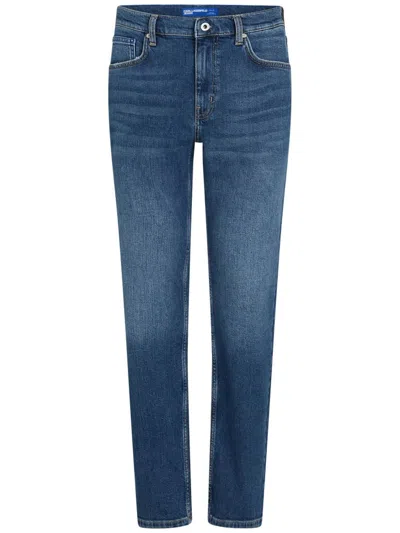 Karl Lagerfeld Jeans Straight-leg Jeans In Blue