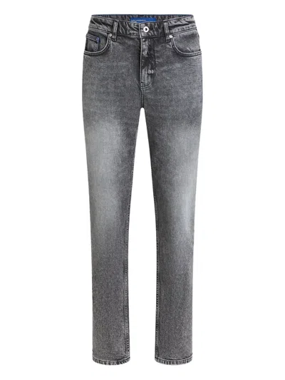 Karl Lagerfeld Jeans Stretch-cotton Jeans In Gray
