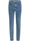 Karl Lagerfeld Jeans Tapered-leg Jeans In Blue