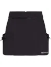 Karl Lagerfeld Jeans Utility Mini Skirt In Black