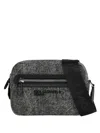 Karl Lagerfeld Jeans Washed-denim Bag In Gray