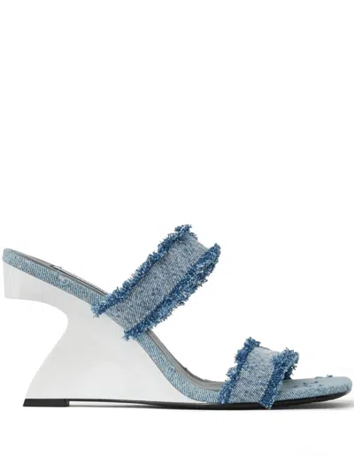 Karl Lagerfeld Jeans Waverly Wedge-sandalen In Blau
