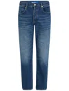 Karl Lagerfeld Jeans Whiskering-effect Skinny Jeans In Blue