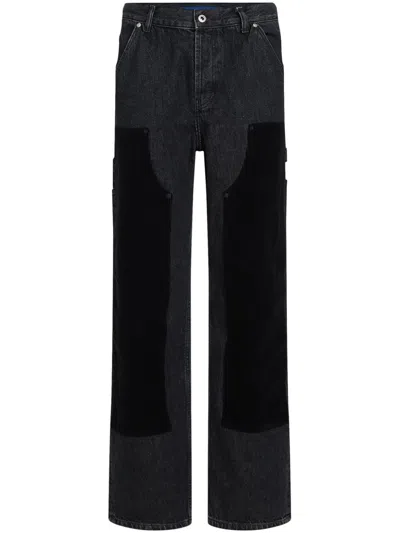 Karl Lagerfeld Jeans Wide-leg Corduroy Jeans In 灰色