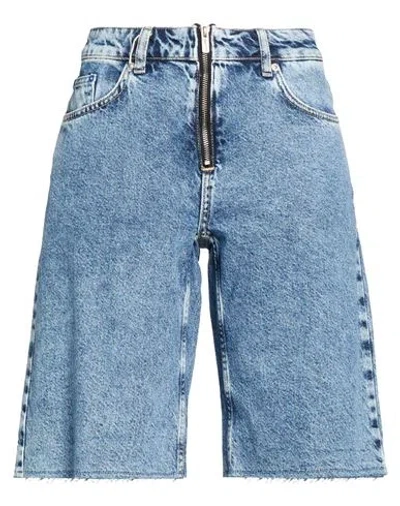 Karl Lagerfeld Jeans Woman Denim Shorts Blue Size 30 Organic Cotton