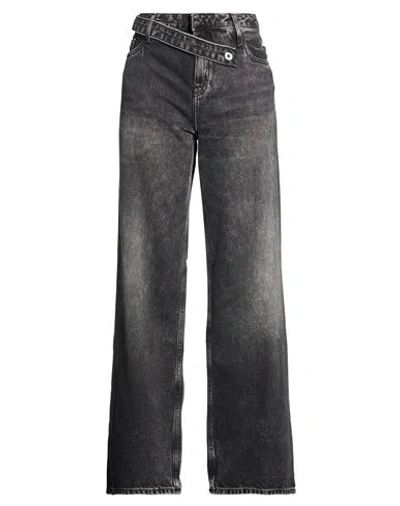 Karl Lagerfeld Jeans Woman Jeans Black Size 24w-32l Cotton, Organic Cotton