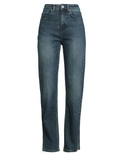 Karl Lagerfeld Jeans Woman Jeans Blue Size 26w-32l Organic Cotton, Elastane