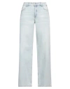 Karl Lagerfeld Jeans Woman Jeans Blue Size 28w-30l Organic Cotton In Blue