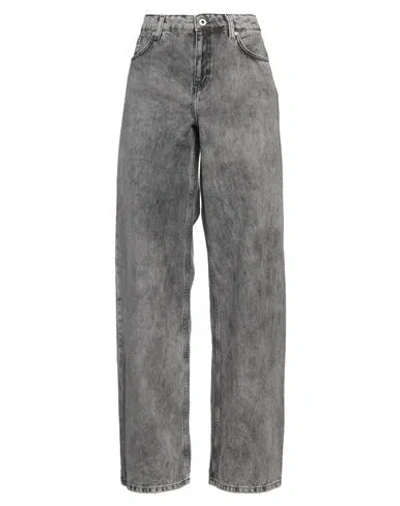 Karl Lagerfeld Jeans Woman Jeans Grey Size 29w-32l Organic Cotton