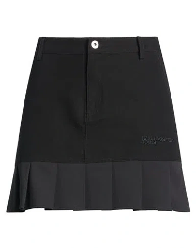 Karl Lagerfeld Jeans Woman Mini Skirt Black Size M Cotton, Polyester, Viscose, Elastane