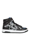 Karl Lagerfeld Jeans Woman Sneakers Black Size 11 Soft Leather In Black