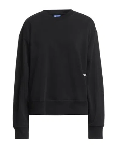 Karl Lagerfeld Jeans Woman Sweatshirt Black Size Xl Cotton, Polyester