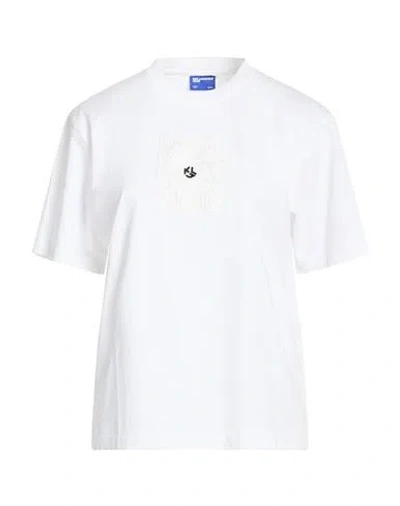 Karl Lagerfeld Jeans Woman T-shirt White Size M Organic Cotton